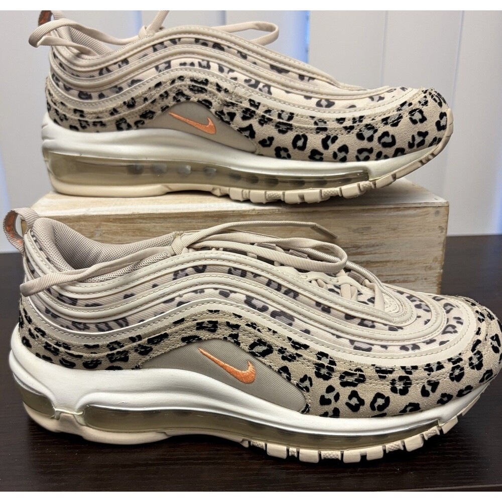 Authentic Nike Air Max 97 leopard Print Shoes Sneakers Womens Size 7.5 CW5595